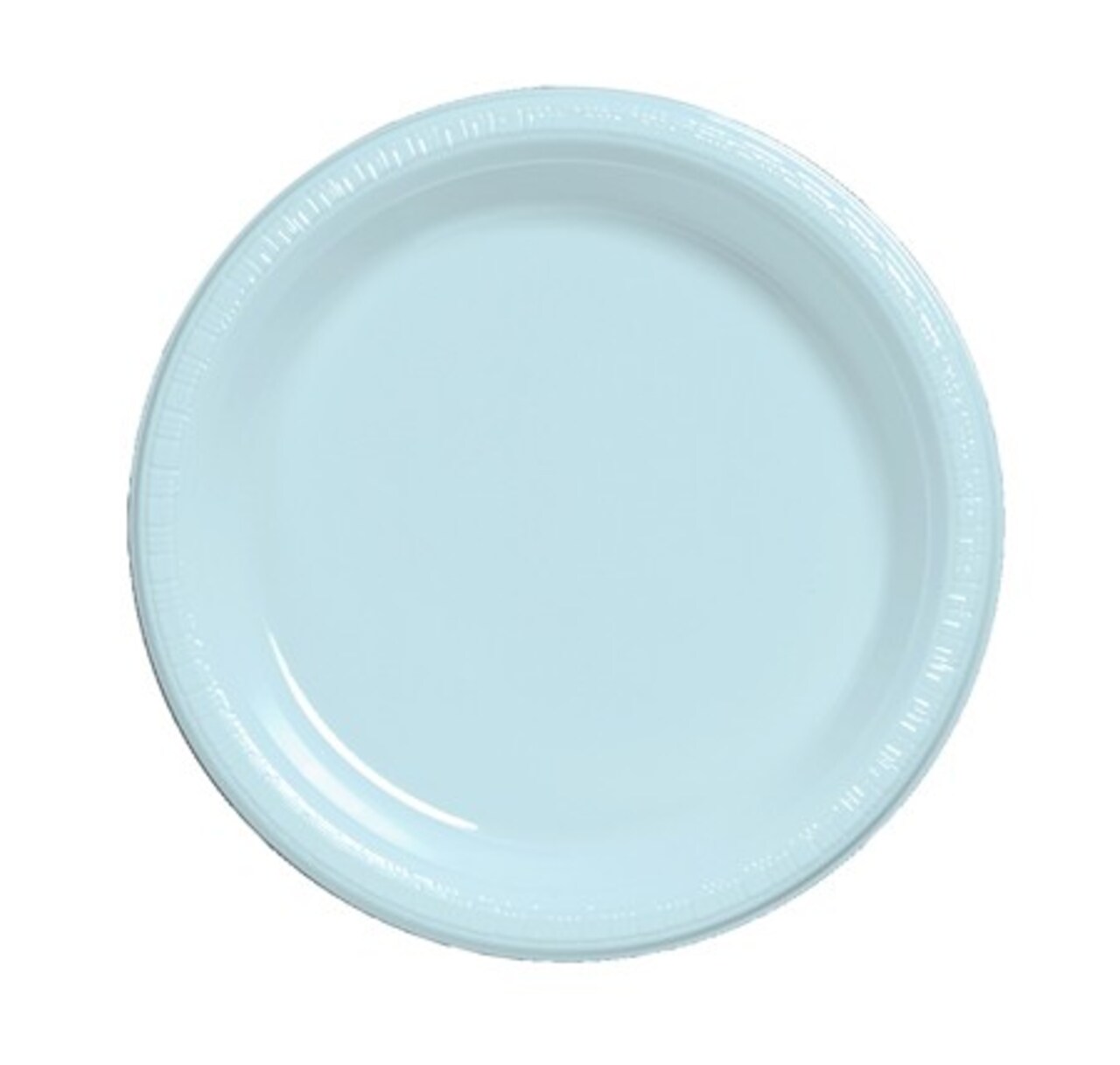 Party Central Disposable Round Dinner Party Plates - 10" - Pastel Blue - Club Pack of 240
